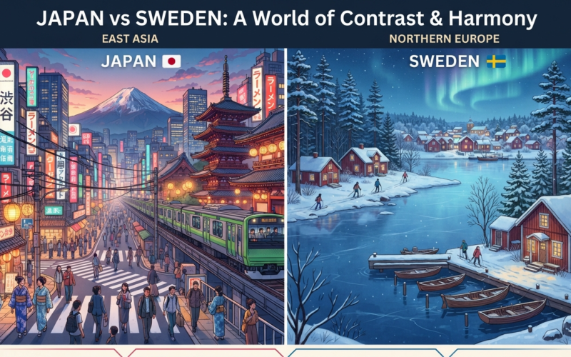 Japan vs Sweden: A Friendly Look at Two Unique Cultures